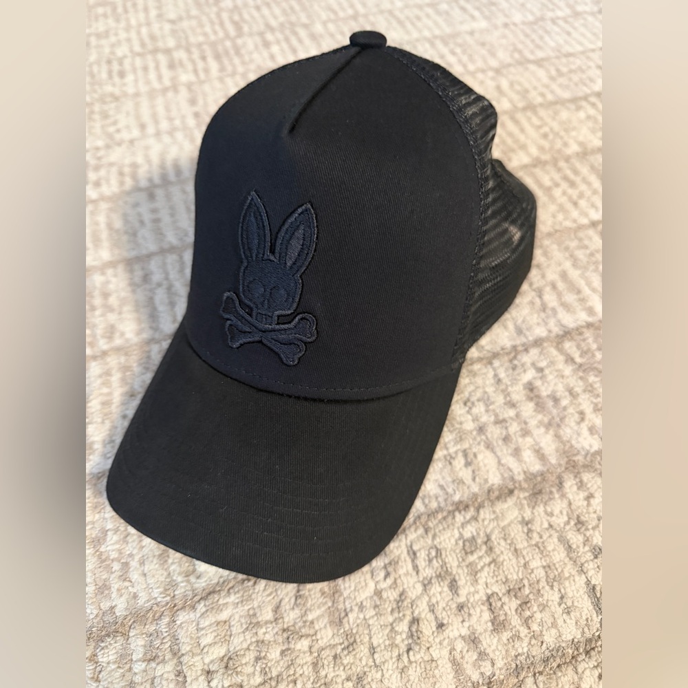 Psycho Bunny Black Mesh Cap